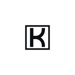 Letter K logo in a modern style for Business