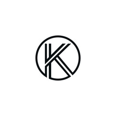 Letter K logo in a modern style for Business