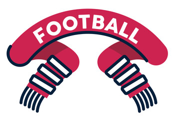 american football scarf