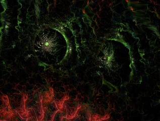 Imaginatory fractal background generated Image