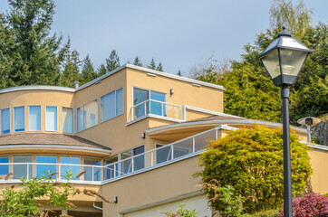 Fragment of a nice house in Vancouver, Canada.