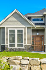 Fragment of a nice house in Vancouver, Canada.