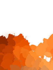 Brushed Painted Abstract Background. Wild chaotic brushstrokes. Strokes of paint. 2D Illustration. Brush stroked painting.