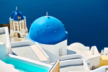 Church in Santorini in Greece