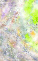 Brushed Painted Abstract Background. Brush stroked painting. Artistic vibrant and colorful wallpaper..