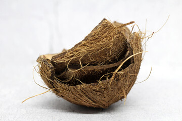 coconut empty shell so close