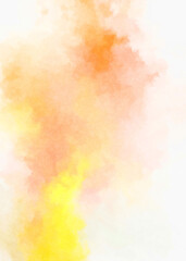 Watercolor painted background. Abstract Illustration wallpaper. Brush stroked painting. 2D Illustration.