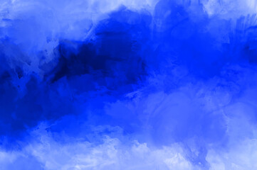 2D illustration of colorful brush strokes. Decorative texture painting. Vibrant paint pattern backdrop.