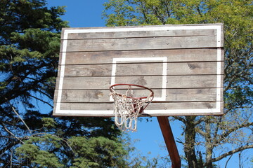 basketball hoop and net