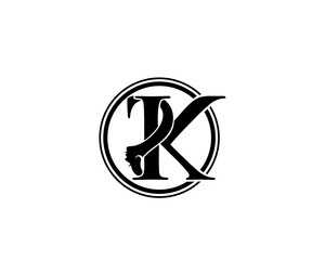 beauty letter k s icon logo design template