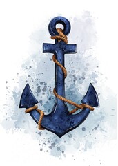 anchor and rope