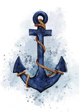 anchor and rope