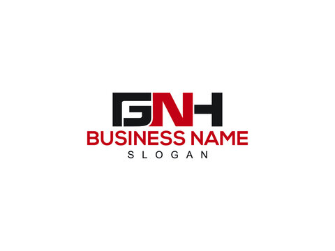 GNH Logo Letter Vector For Brand