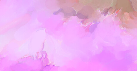 Fototapeta premium Modern painting of soothing brush strokes resembling alcohol inks. Watercolor abstract painting with pastel colors for poster, wall art, banner, card, book cover or packaging.