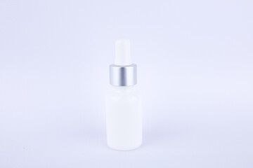 cosmetic bottles with grey stopper
