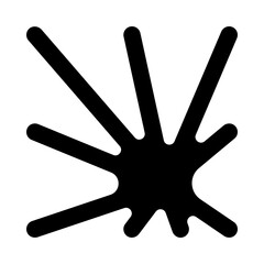 Strange Vector Shapes Collection. Geometric figures, distortion.