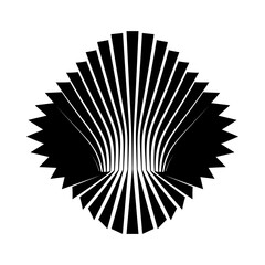 Strange Vector Shapes Collection. Geometric figures, distortion.