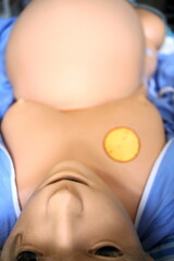 a simulation mannequin pregnant women for childbirth training