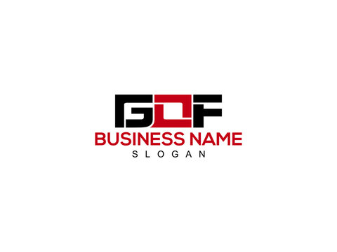 GOF Logo Letter Vector For Brand