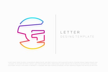 G letter logo, vector icon desing