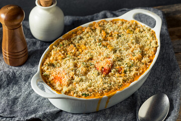Homemade Seafood Gratin Dish