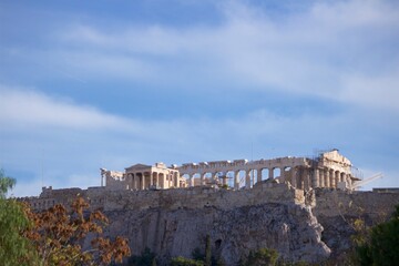Parthenon on acropolis