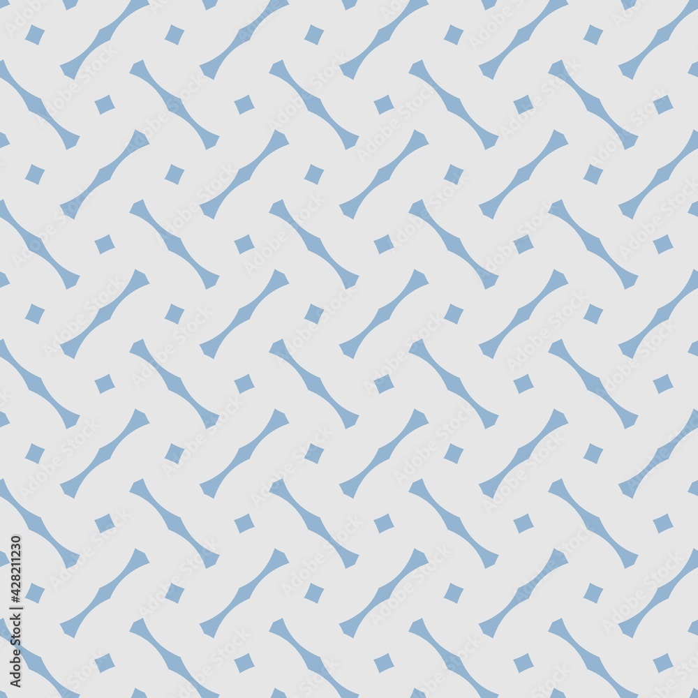 Poster tile vector pattern with grey and blue background