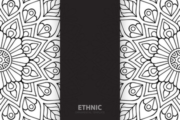 Vector islamic background with mandala