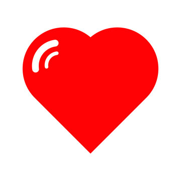 red love icon vector