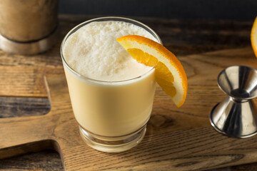 Homemade Boozy Orange Whip Cocktail