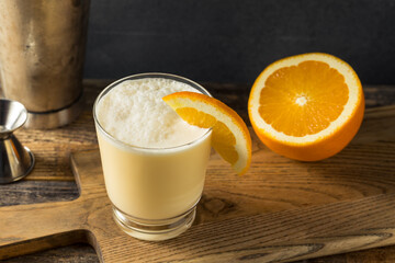 Homemade Boozy Orange Whip Cocktail