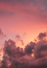 Sunset sky