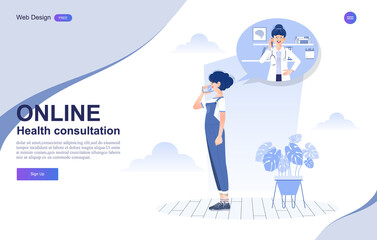 Concept of medical,healthcare,diagnosis,online doctor.vector