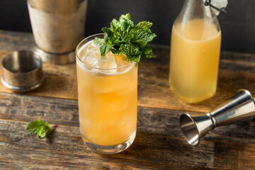 Boozy Refreshing Tiki Fog Cutter Cocktail