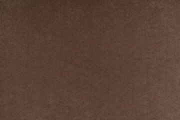 smooth surface of curtain fabric canvas dark brown color, background, texture