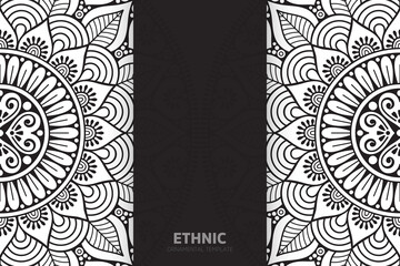 Vector islamic background with mandala