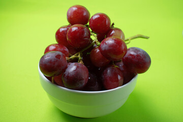 grapes in a bowl