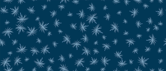 Dandelion seeds seamless pattern vector illustration.
