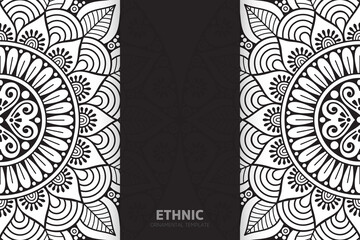 Vector islamic background with mandala