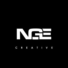NGE Letter Initial Logo Design Template Vector Illustration