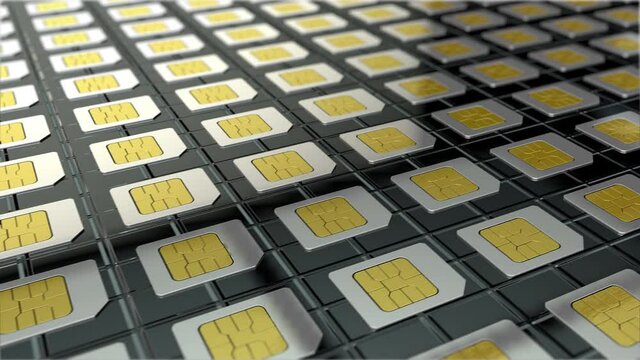 Production of micro chips of SIM cards for the phone. The global cellular industry.