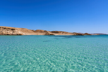 Dreamy paradise beach, relaxing seascape