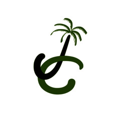 JC initial handwritten logo for identity