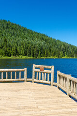 Fototapeta premium Fragment of Trillium Lake Oregon, USA.
