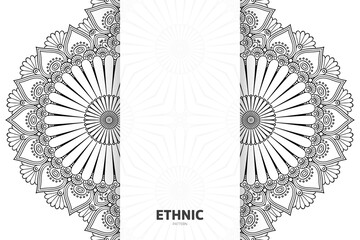 Vector islamic background with mandala