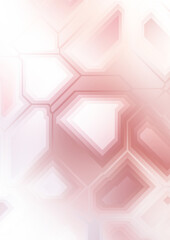 Layers of colorful and vibrant geometrical shapes. Digital illustration of a tech layout. Futuristic design template.