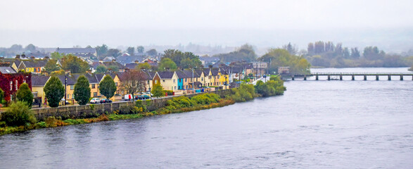 Shannon river in Limerick, Ireland