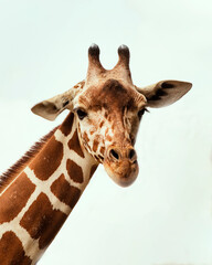 Jirafa reticulada, retrato. © Lda