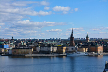 Fototapeta na wymiar Stockholm seen from above