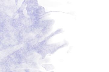 Abstract colorful watercolor on white background. Digital art painting.